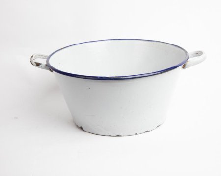 Hospital Bowl with Handles in Enamel 